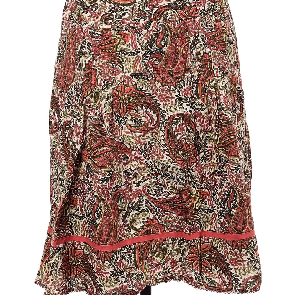 Floral Paisley Print Skirt